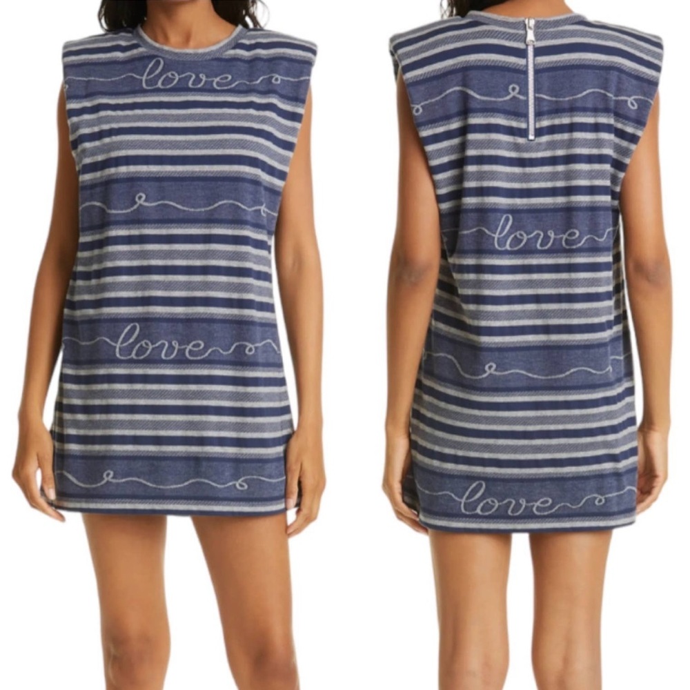 •LE SUPERBE• Mas Muscle Mini Dress in Love Jacquard Size XS